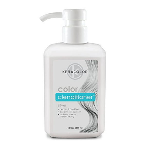 Keracolor Keracolor Color Plus Clenditioner Silver 12 Ounce Walmart Com Walmart Com