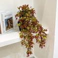 thumbnail image 2 of 3PCS Artificial Hanging Vine, Sweet Potato Leaves Plastic Plants Greenery Faux Ivy Fake Plant UV Resistant, 2 of 5
