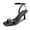 Black, variant on Women’s Burgundy Kitten Heels Square Open Toe Heeled Sandals Adjustable Ankle Strap Dress Stiletto Heels for Wedding Party Prom