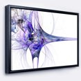 thumbnail image 1 of Designart - Large Fractal Artwork Blue - Abstract Framed Canvas art print, 1 of 4