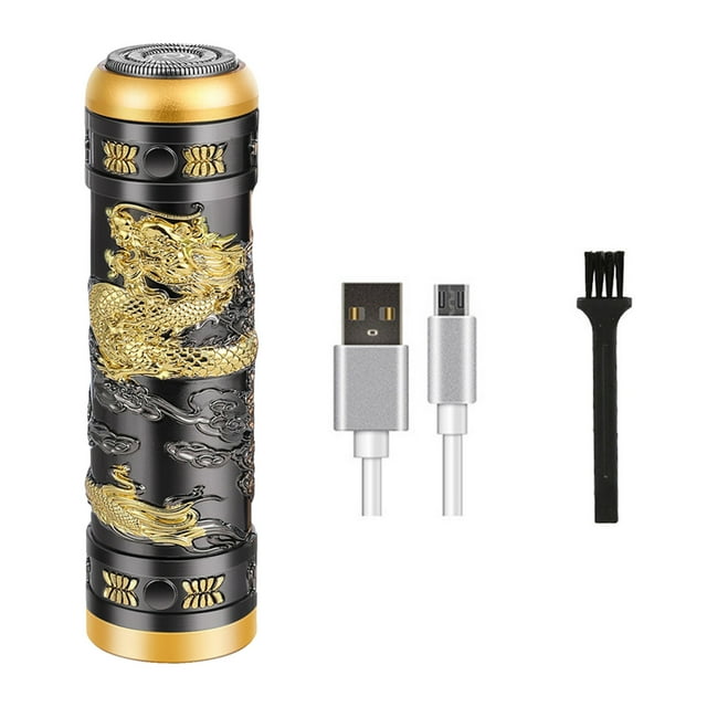 Wmkox8yii Nueva afeitadora eléctrica para hombres, afeitadora recargable lavable, minicuchillo portátil para barba Wmkox8yii FJKAFA1252