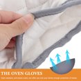thumbnail image 2 of 2pcs White Cotton Cloth Heat Resistant Gloves Kitchen Oven Mitt Cooking Tools for Home Restaurant (Large Size), 2 of 9