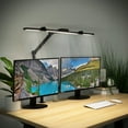 thumbnail image 2 of LED Desk Lamp with Swing Arm, Clamp-On, Dimmable, 5 Brightness Levels, 5 Color Temperatures, Touch Control, Eye-Caring, Adjustable for Home Office & Crafting, 2 of 11