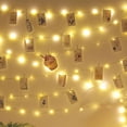thumbnail image 2 of Amdohai 4M 40 Lights String Light + 40 Transparent Plastic Clips DIY Photo Clip Fairy Light Room Decoration, 2 of 8