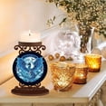 thumbnail image 3 of Diamond Painting Kit Candle Holder Blue Dinosaur 5D Relief Design Candle Decorates offices, bedrooms and other spaces An excellent gift choice, 3 of 7