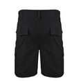 thumbnail image 7 of Fheaev Cargo Shorts For Men Fashion Men's Pocket Zipper Buttons Solid Leisure Time Tooling Short Pants, 7 of 7