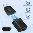 thumbnail image 4 of Set Of 4 European American Travel Adapter - European Travel Plug Adapter - European Travel Adapter In America, Canada, Mexico, 4 of 5