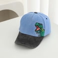 thumbnail image 4 of Kids Washed Baseball Cap Comfortable and Lightweight Blue Baseball Cap Soft Birthday Boy Hat 2-8 Years, 4 of 4
