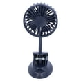 thumbnail image 4 of Ventilador pequeño plegable ajustable oscuro NikouMX 2000 mAh, 4 of 8