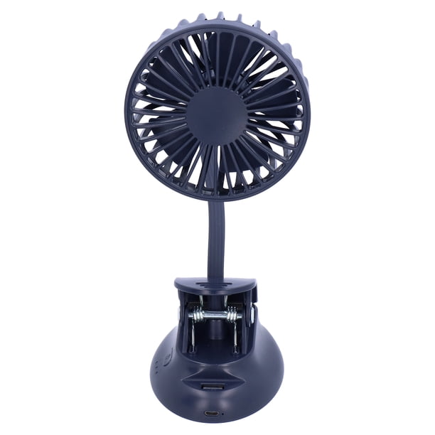 Ventilador USB Bling Bling Pequeño Flexible Ajustable Azul Oscuro