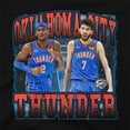 thumbnail image 4 of Unisex Stadium Essentials Shai Gilgeous-Alexander & Chet Holmgren Black Oklahoma City Thunder Player Duo T-Shirt, 4 of 4
