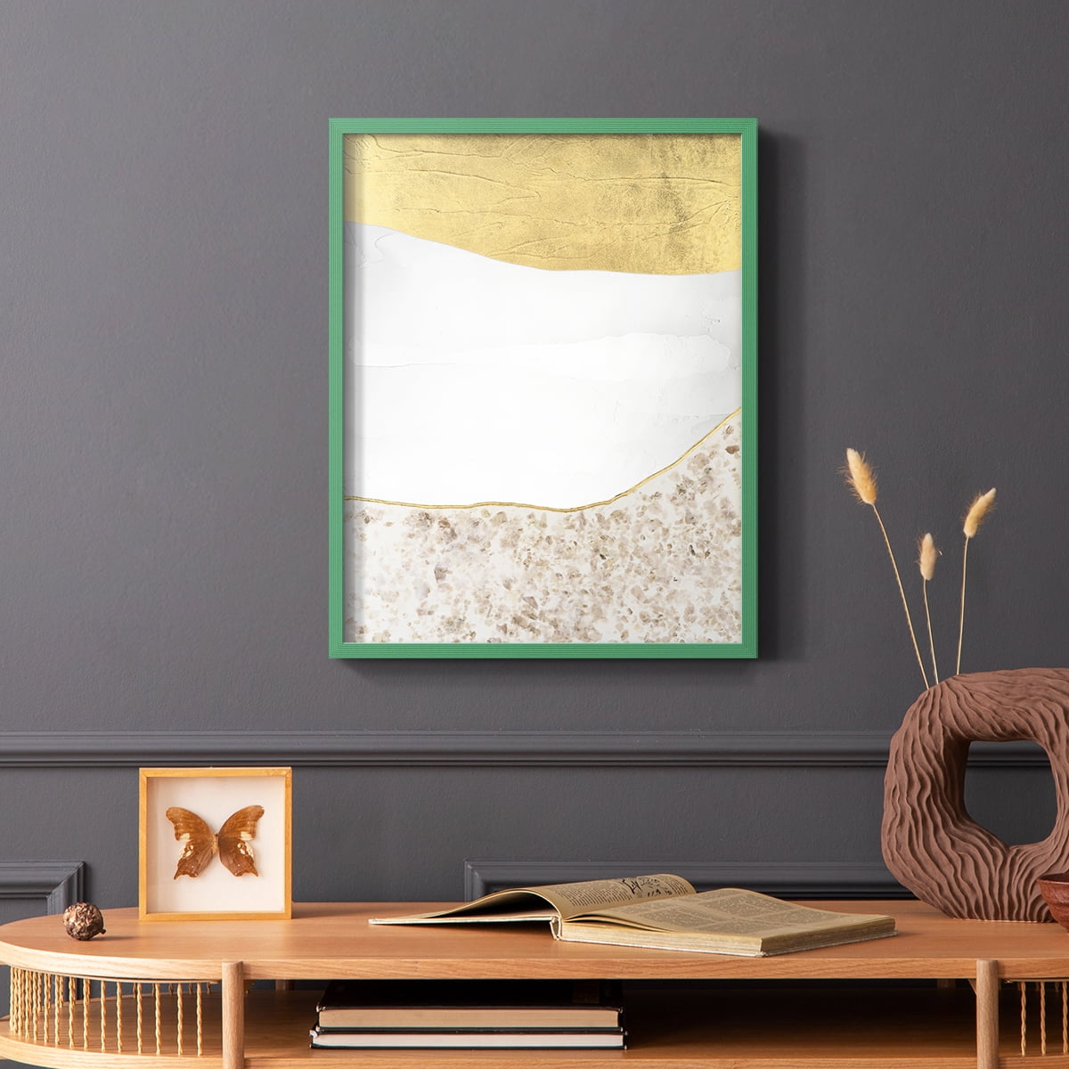 Whitestone II Framed Print in Green Solid Wood 8 x 10 Framed Print