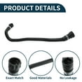 thumbnail image 4 of Manguera del radiador Unique Bargains Manguera de calefacción del radiador Manguera de salida del radiador para BMW 330i 2017-2018 No.17128673993 Tubo de refrigerante de goma Negro 1 Pc, 4 of 6
