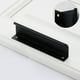 thumbnail image 2 of Tirador oculto de aluminio para cajones de armario Negro 150mm, 2 of 7