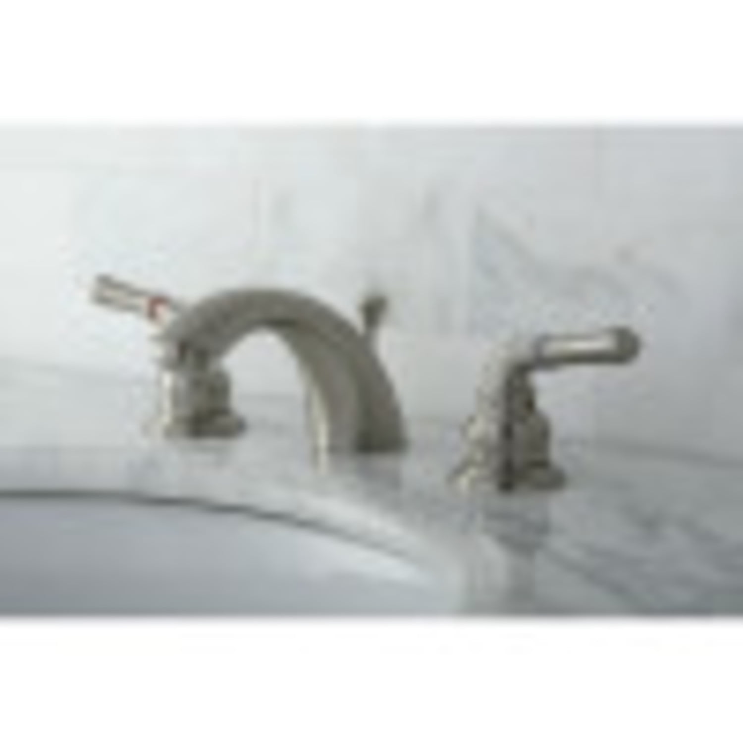Kingston Brass Magellan Two Handle 4" to 8" Mini Widespread Lavatory Faucet with Retail Pop-up