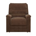 thumbnail image 1 of Home Fare Upholstered Power Recliner Lift Chair in Coffee Brown, 1 of 9