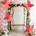 thumbnail image 4 of CREATITOY Double-Layer Gradient Paper Butterfly Flowers - Party Garden Path Decor, 4 of 6