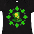 thumbnail image 4 of Inktastic St. Patricks Day shamrocks and hat Boys or Girls Baby Bodysuit, 4 of 5