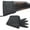 Black, variant on WAYNE'S DOG Slip on Recoil Pads for Rifles Shotguns, Adjustable Leather & Canvas Gun Buttstock Extension Pad