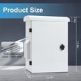thumbnail image 4 of Outdoor Electrical Box, Cold-Rolled  Plate,  Alloy  Beam, One- Ventilation Design, IP65 , Wall/Pole Mounted (17.8" x 13.9" "), 4 of 7