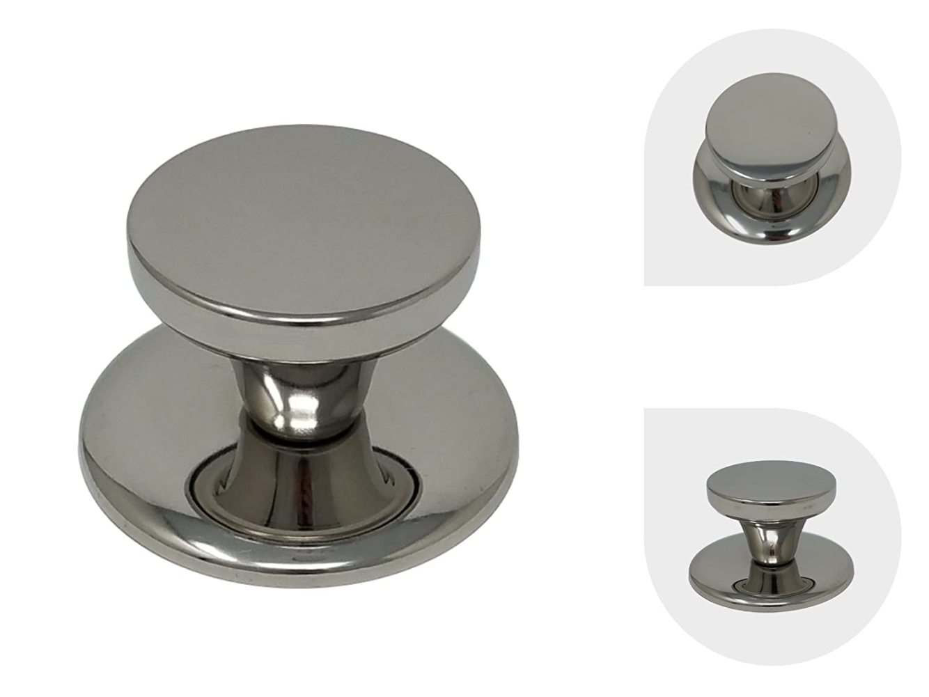 FULenQnu Cookware Universal Replacement Lid Knob Stainless Steel, Rust