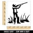 thumbnail image 2 of Duck Hunter with Hunting Rifle Self-Inking Rubber Stamp Ink Stamper - Black Ink - Large 1-1/2 Inch, 2 of 7