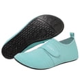 thumbnail image 2 of Women's Adjustable Hook and Loop Walking Shoes Breathable Mesh Lightweight Slip On Flat Casual Sport Sneakers 35, 2 of 3