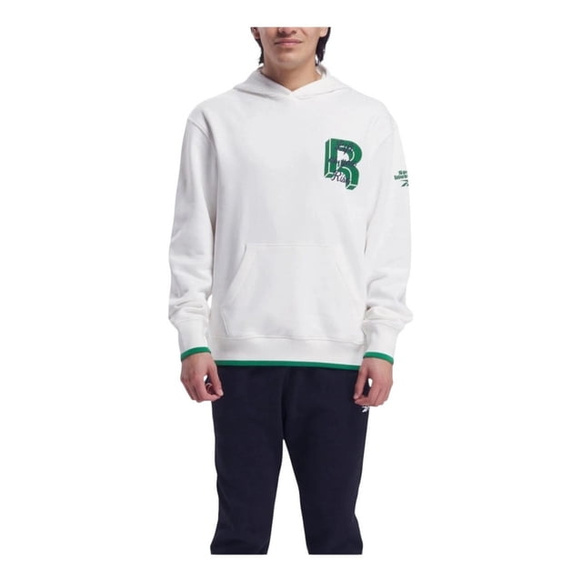 Sudadera Reebok Hombre Sport Illustrated Hoodie Blanco blanco S