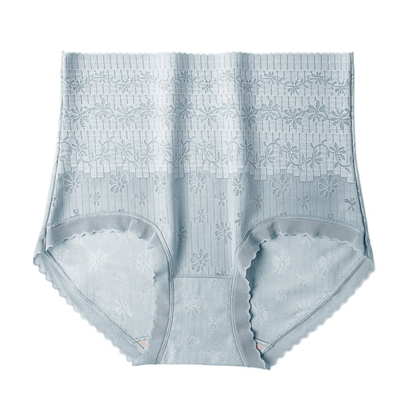 Njagoc3 Soft Cotton Underwear for Women High Waisted Breathable Comfortable Everyday Briefs