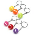 thumbnail image 4 of Mini Tennis Ball Keychain Keyring Decorative Accessory Sports Lover Gift, 4 of 8