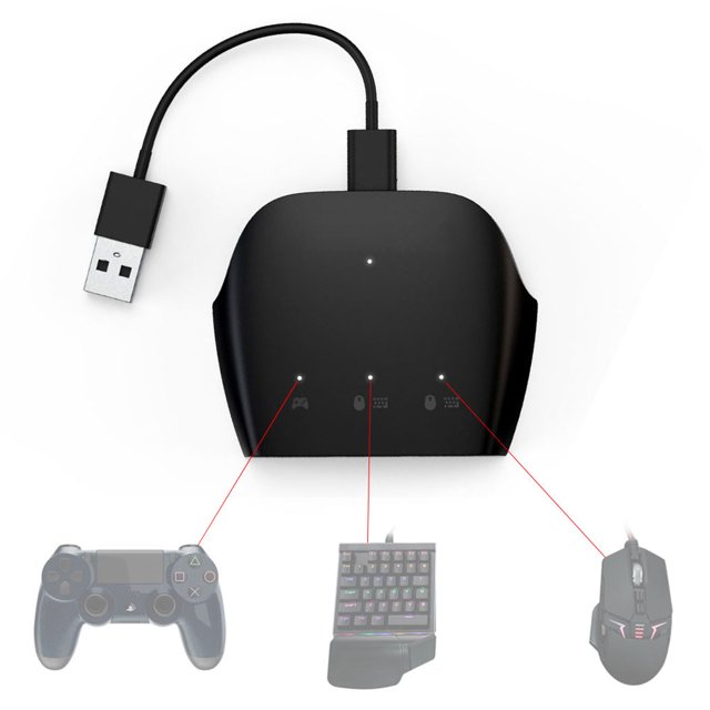 Mouse Adapter for PS3/PS4/ONE/360 Mouse Keyboard Converter Wired Handle Converter