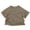 Khaki, variant on Boys Cotton T-shirts, Casual Short Sleeve Crew Neck Basic Kids Summer Tees Tops Purple Size 5 T