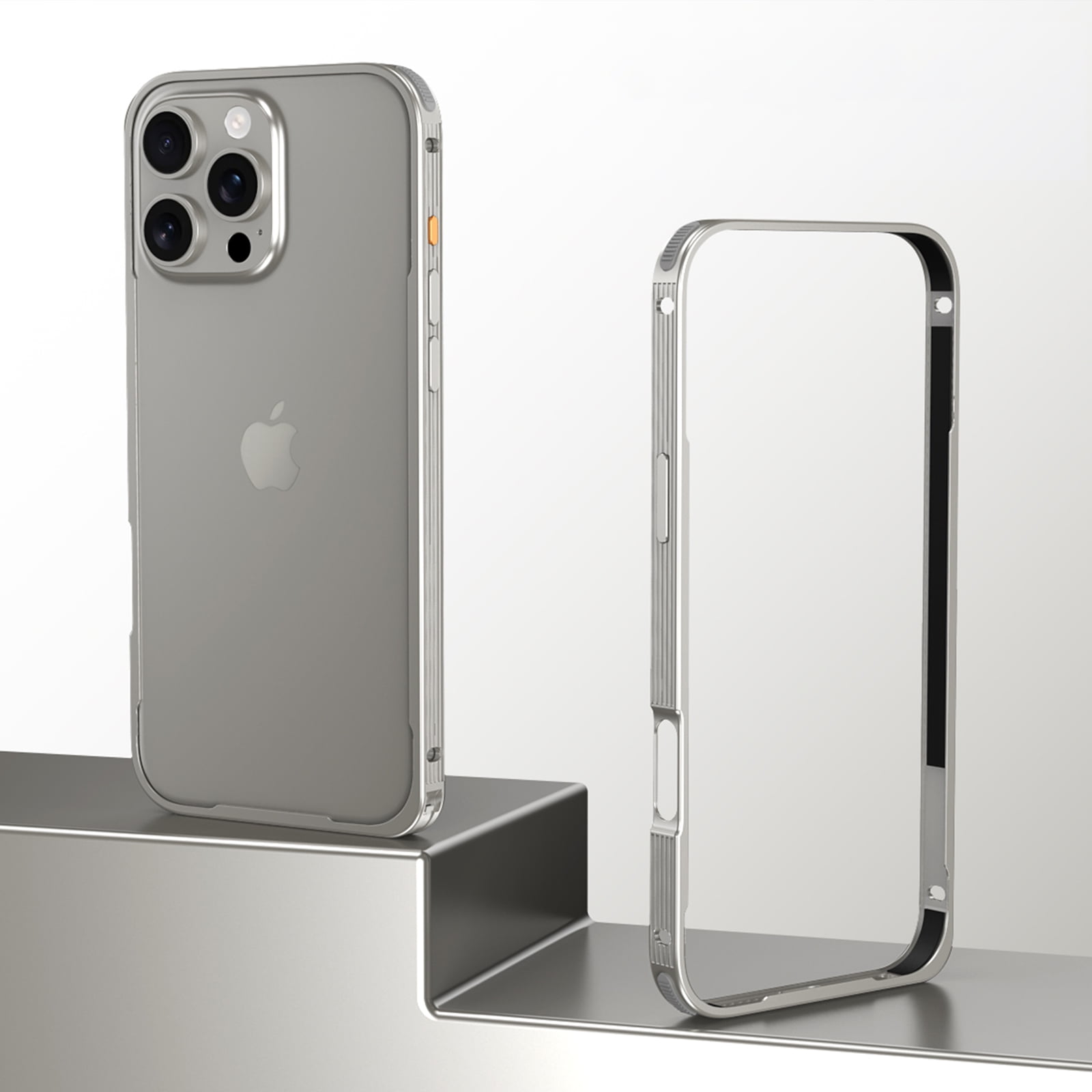 Zjrui Aluminum Frame Metal Bumper Case Compatible with iPhone 14
