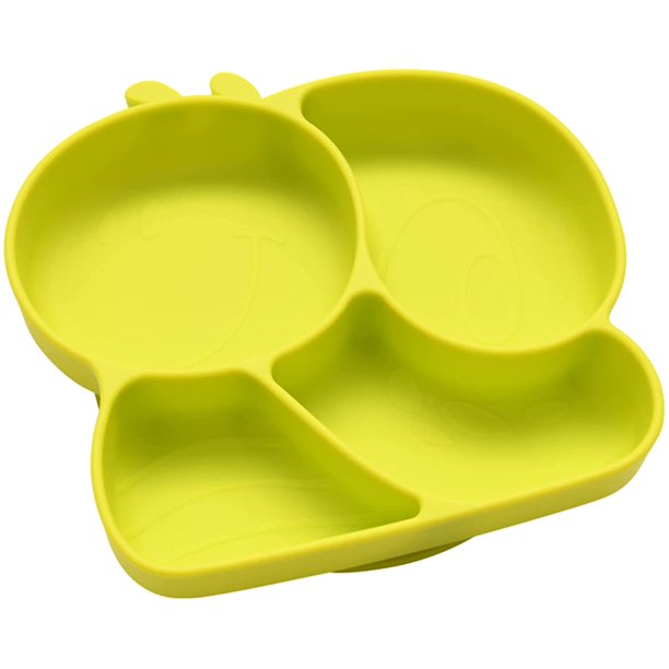 Baby Suction Plates, 101 Silicone FoodGrade Silicone Divided Placemat
