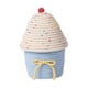 thumbnail image 3 of Cesta de almacenamiento tejida a mano, cesta para juguetes, multiusos, con tapa, contenedor para artículos diversos, hogar Beige y azul, 3 of 9