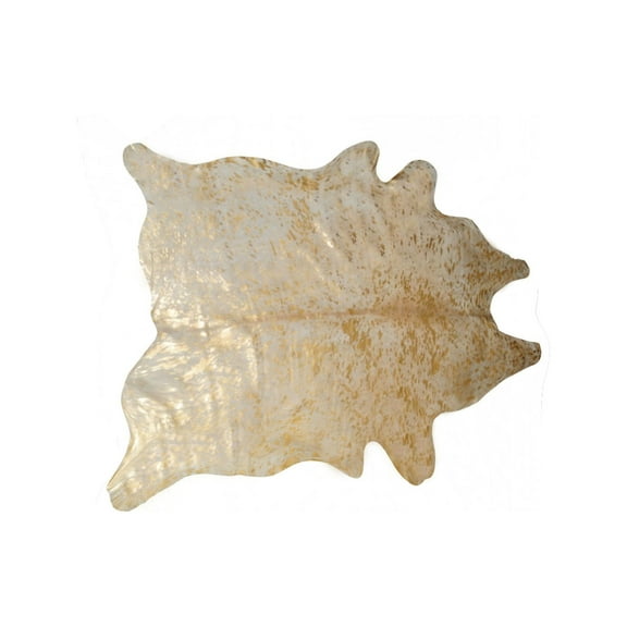 Togo Cowhide Rug Cheetah Natural Brown 6x7 Foot Area Rug 1 Piece