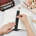 thumbnail image 3 of 8.7x1.18x0.78inch Black Wood Signature Punching Tool, Bookbinding Punching Guide Set with Awl and Cradle for DIY Crafts, Notebook, Journals, Planners, 3 of 6