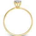thumbnail image 3 of 10K Yellow Gold Cz Promise Ring (Size 6) Made In United States 10c1176, 3 of 6