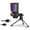 Black, variant on Gaming Microphone Color Lighting for Streaming Podcasting Mute Button Condenser Mic Cancelling 180degree Adjust