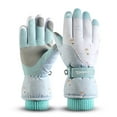 thumbnail image 4 of Luxalzxs Gloves for Cold Weather Women Winter Outdoor Windproof Ski Riding Touchscreen Double Layer Warm Gloves, 4 of 5