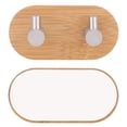 thumbnail image 3 of Colgador de gancho doble de acero inoxidable para cocina, baño, pared, puerta, toalla, bolsa de ropa, 3 of 8
