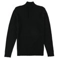 thumbnail image 1 of Alfani Mens Long Sleeve Knit Sweater, Black, Large, 1 of 1