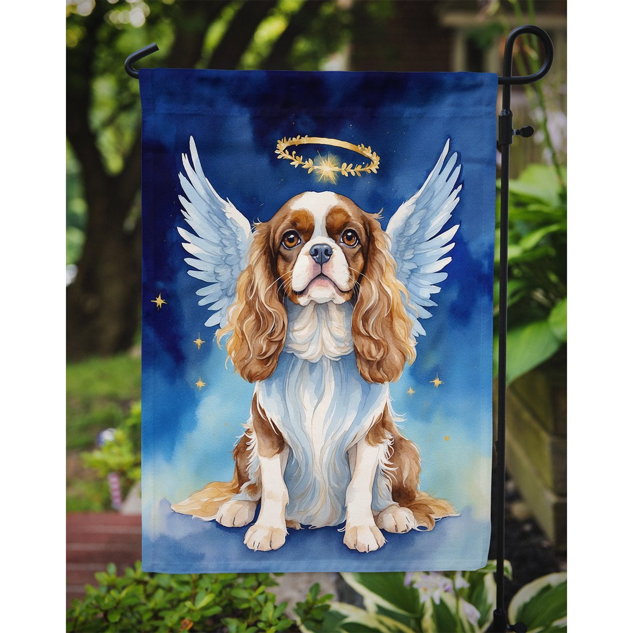 Cavalier Spaniel My Angel Garden Flag 11.25 in x 15.5 in