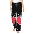 thumbnail image 2 of Lsque Animal Bulldog French Print Women's Pajama Pants, Lounge Pant - Comfortable Home Wear,Elastic Waistband, Stylish Design-Large, 2 of 9