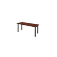 thumbnail image 2 of Regency Kee 72 x 24 in. Training Table- CherryTop, Black Legs & 2 Knight Mesh Chairs, 2 of 5