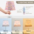 thumbnail image 3 of LED Table Lamp with Touch Controls and Dimming Nightstand Lamp with USB Charging Port Night Light Summer Ice Cream Pattern Medium, 3 of 7