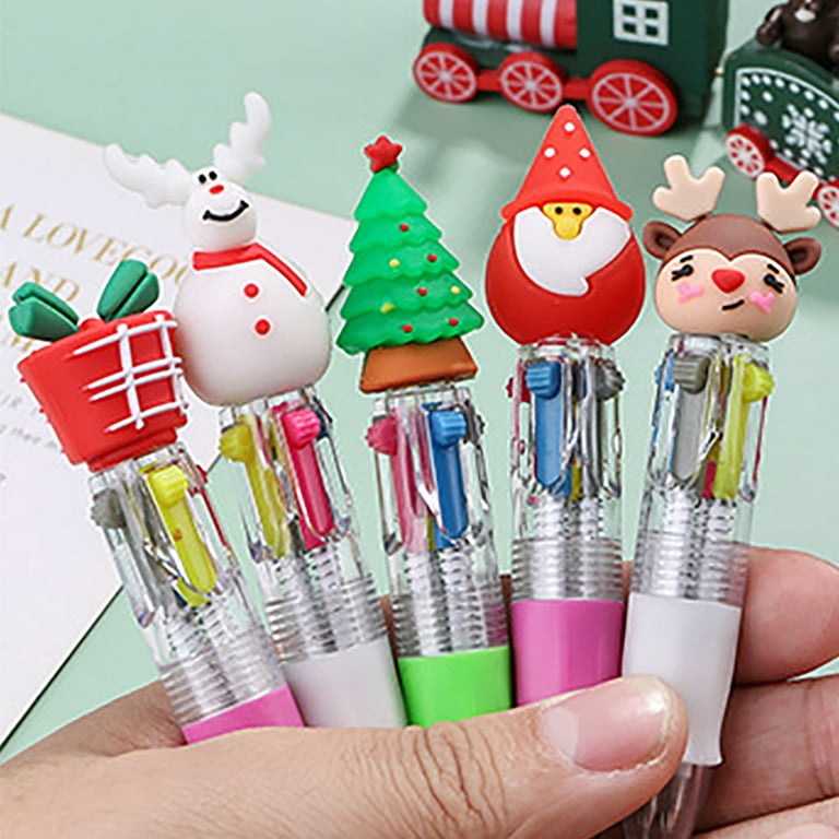 Pianpianzi Fancy Pens for Men with Stylus Car Pens Pack of Pens Ballpoint  Multi-function Color One Ballpoint In Christmas Push Student 1ml Colors