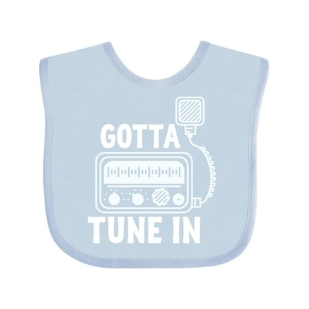 

Inktastic CB Radio Trucker Long Hauler Gift Baby Boy or Baby Girl Bib