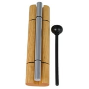 Woodstock Wind Chimes Zenergy Solo Hand Chime, Silver (7") Musically Tuned for Meditation, Yoga and Mindfulness, For Teachers and Classrooms ZENERGY