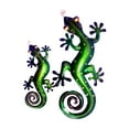 thumbnail image 2 of Gecko Wall Decor - Metal Garden Art - Green Lizard Sculpture - Home Accent - Unique Wall Hanging, 2 of 2